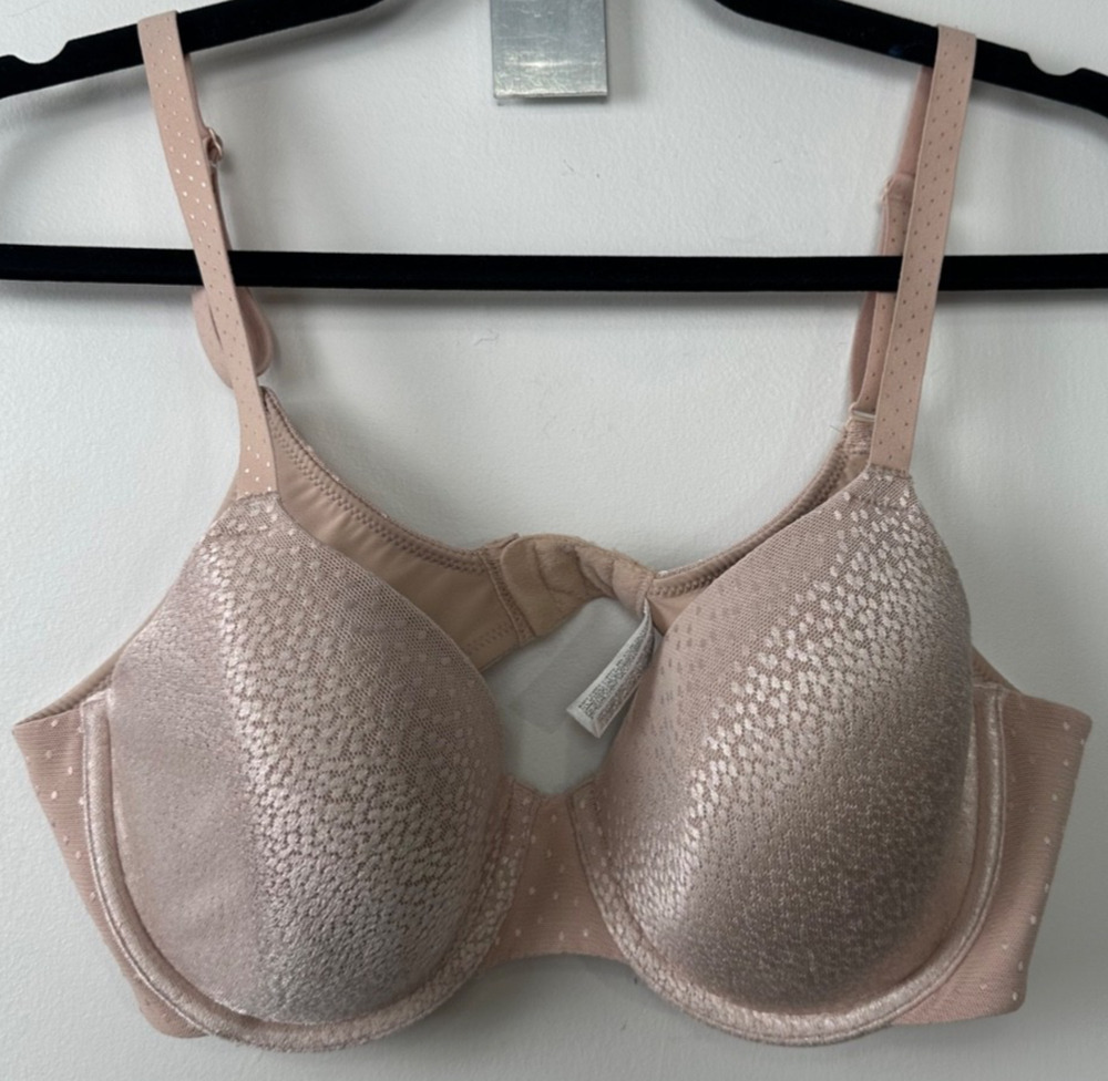 Wacoal 853303 Back Appeal Contour Underwire Bra Burlwood Sz 34C C27